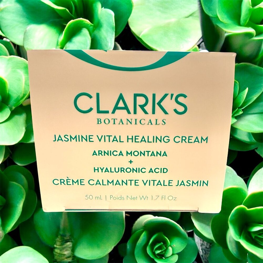 Clark’s Botanicals Jasmine Vital Healing Cream Moisturizer 1.7 oz SEALED